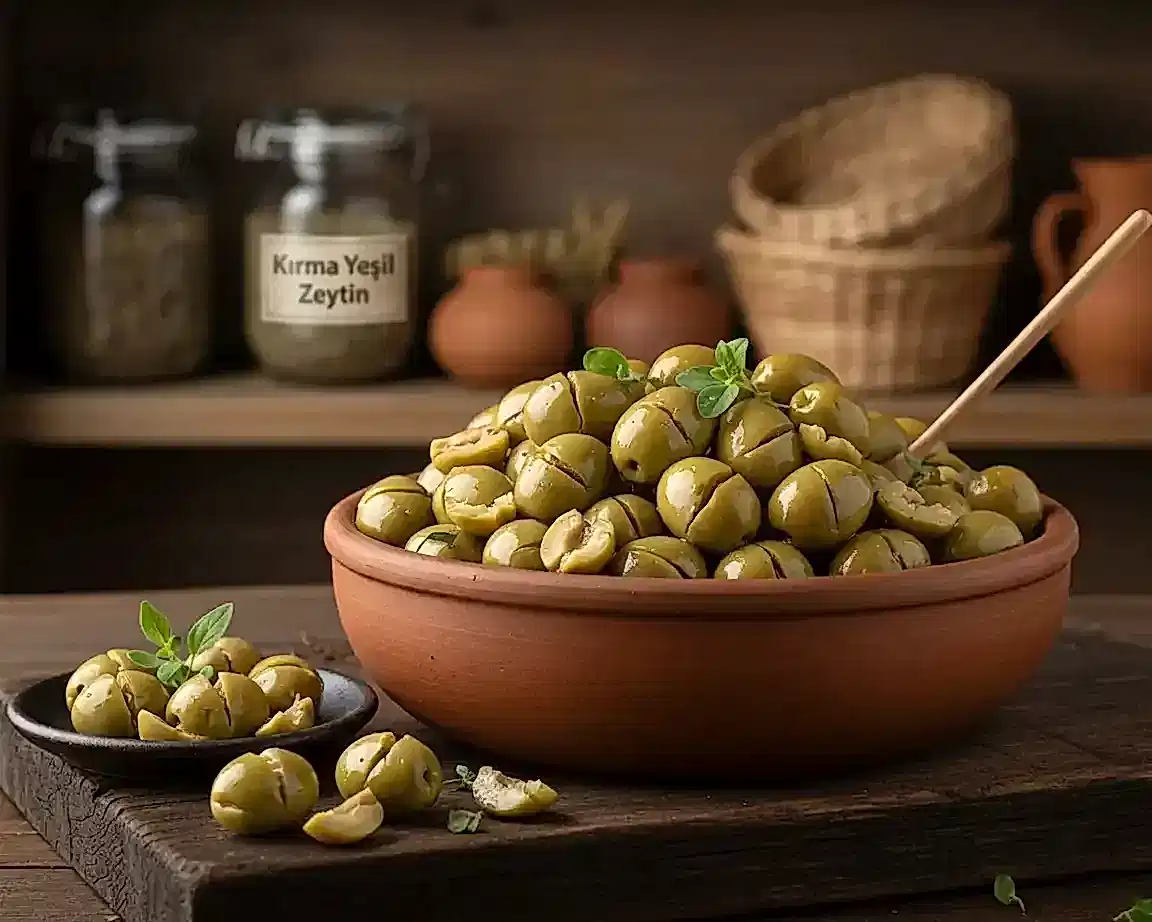 Kırma Yeşil Zeytin - Şarkuteri Ürünleri - Pastırma Adası